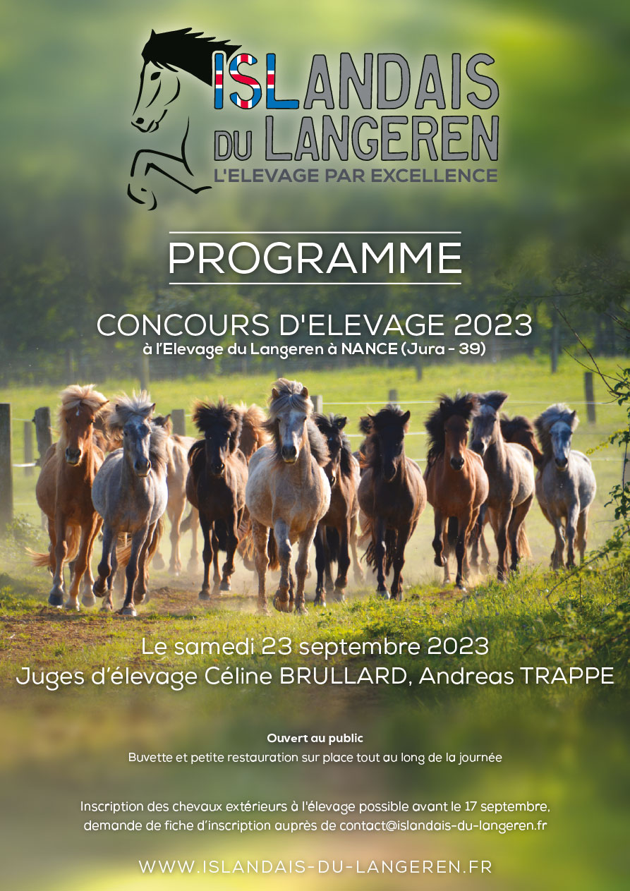 Islandais du Langeren - Concours d'élevage